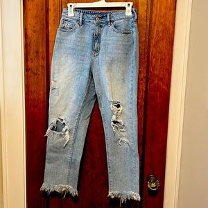 Kendall & Kylie Distressed Boyfriend Jeans